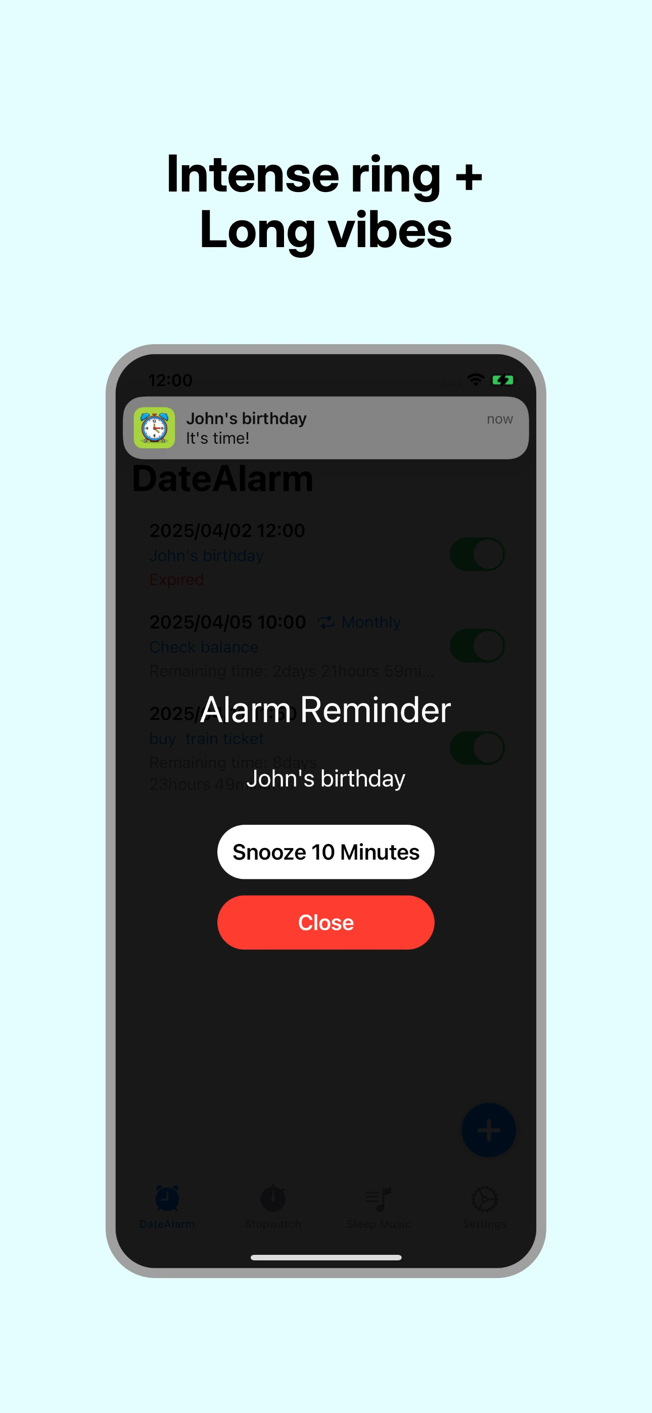 DateAlarm Screenshot 3